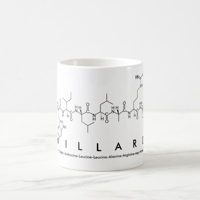 Willard peptide name mug (Center)