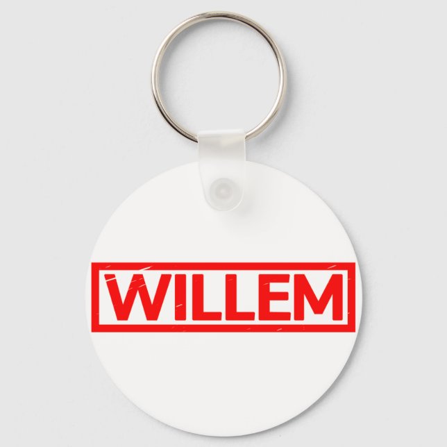 Willem Stamp Key Ring (Front)