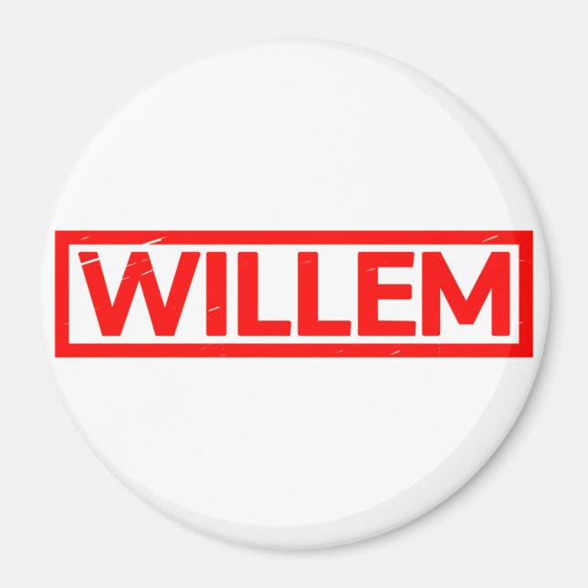 Willem Stamp Magnet (Front)