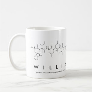 Willia peptide name mug