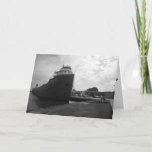 "WILLIAM A. IRVIN Black & White" Get Well Card