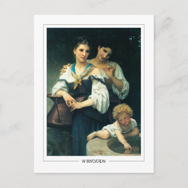 William-Adolphe Bouguereau #15 - Fine Art Postcard (Front)