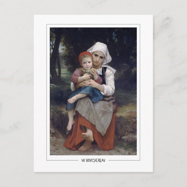 William-Adolphe Bouguereau #209 - Fine Art Postcard (Front)