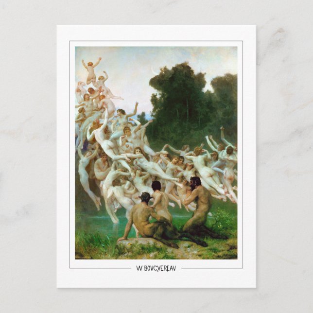 William-Adolphe Bouguereau #3 - Fine Art Postcard (Front)