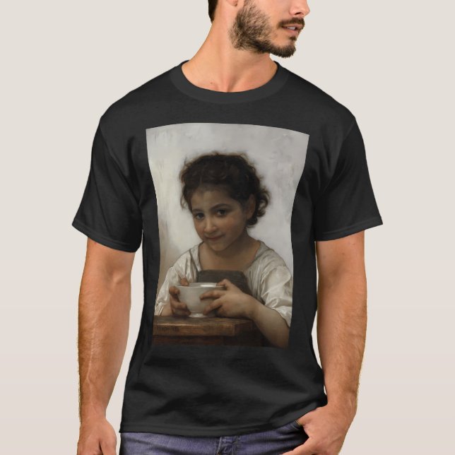 William Adolphe Bouguereau La Soupe Au T-Shirt (Front)