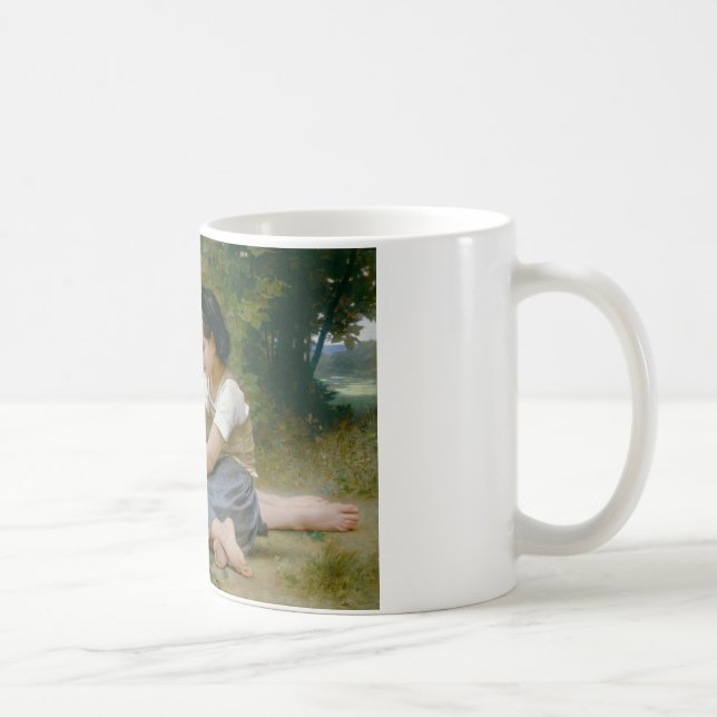William-Adolphe Bouguereau - The Nut Gatherers Coffee Mug (Right)