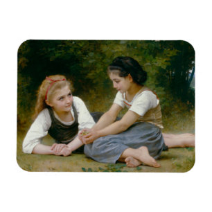 William-Adolphe Bouguereau - The Nut Gatherers Magnet
