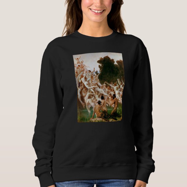 William Adolphe Bouguereau  The Oreads 2  For Arti Sweatshirt (Front)