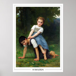 William-Adolphe Bouguereau Zedign Art Poster #192