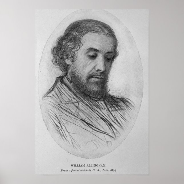 William Allingham, 1874 Poster (Front)