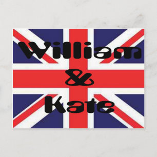 William and Kate Postcard