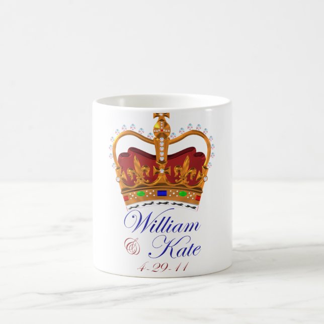 William and Kate Royal Wedding Coffee Mug (Center)