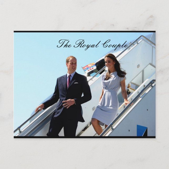 William and Kate USA Postcard (Front)