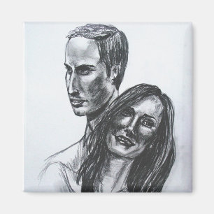 William and Kate Wedding Magnet