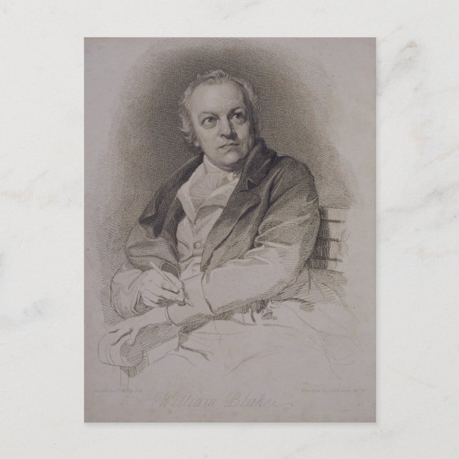 William Blake (1757-1827) engraved by Luigi Schiav Postcard (Front)