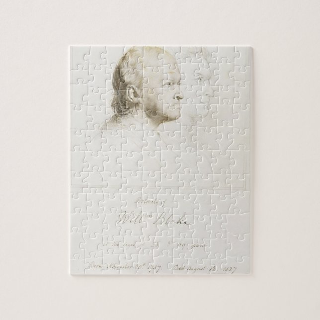 William Blake (1757-1827) in Youth and Age (graphi Jigsaw Puzzle (Vertical)