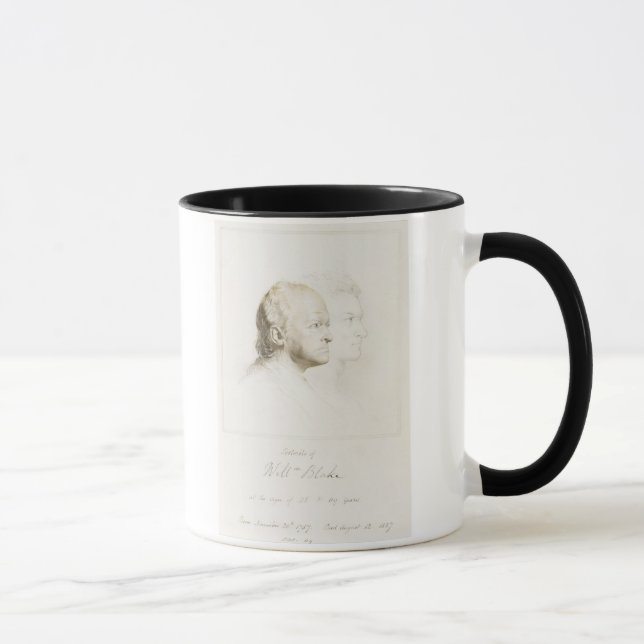 William Blake (1757-1827) in Youth and Age (graphi Mug (Right)
