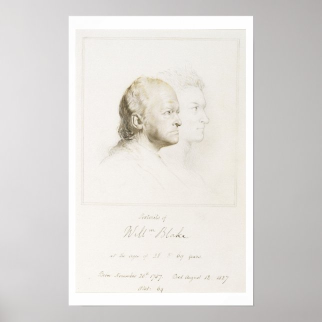 William Blake (1757-1827) in Youth and Age (graphi Poster (Front)
