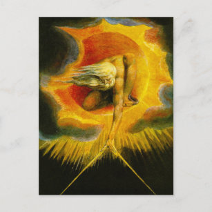 William Blake Ancient of Days Postcard