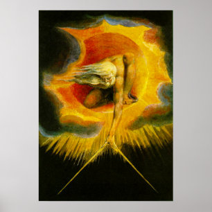 William Blake Ancient of Days Poster