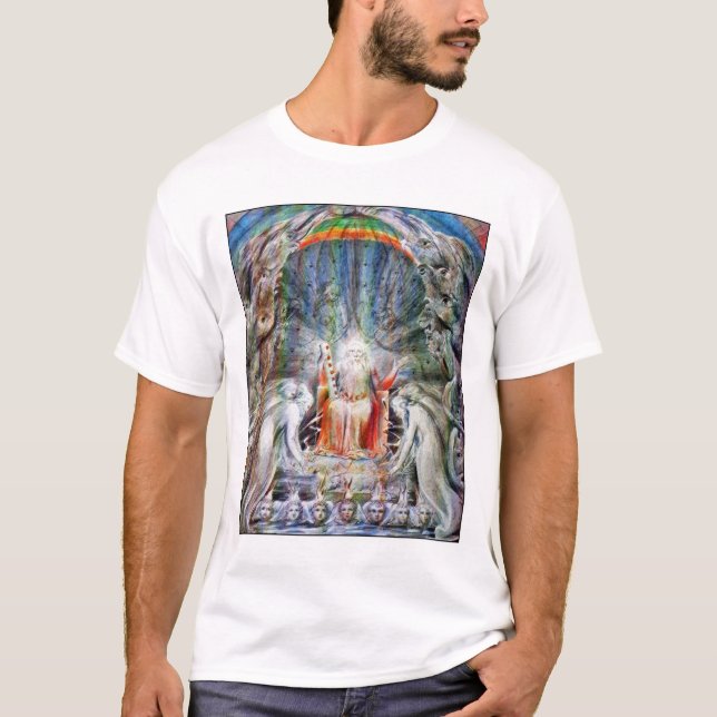 William Blake: Before the Divine Throne T-Shirt (Front)