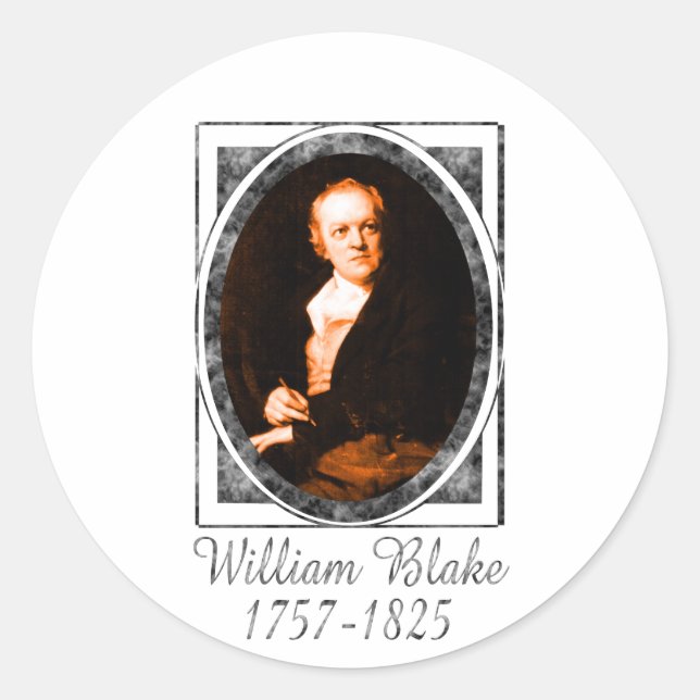 William Blake Classic Round Sticker (Front)