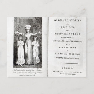 William Blake Frontispiece to 'Original Stories Postcard