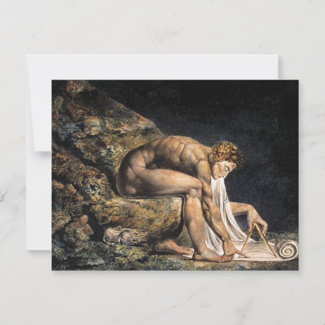 William Blake Isaac Newton Invitations (Front)