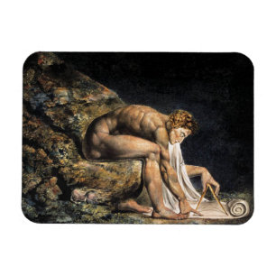 William Blake Isaac Newton Magnet