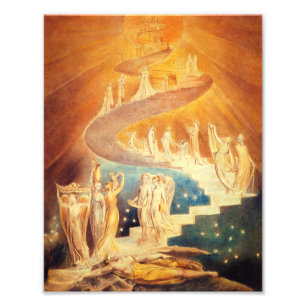 William Blake Jacob’s Ladder Print
