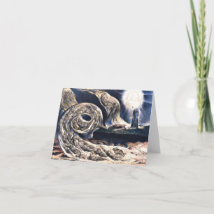 William Blake Lovers' Whirlwind illustrates Hell Card