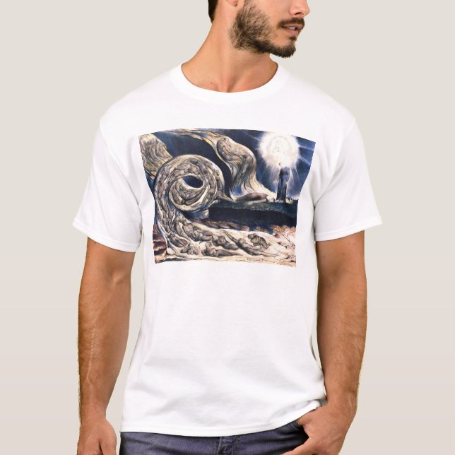 William Blake Lovers' Whirlwind illustrates Hell T-Shirt (Front)