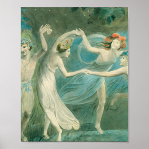 William Blake Midsummer Night’s Dream Poster