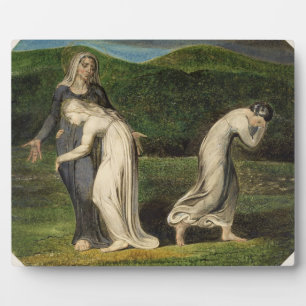 William Blake   Naomi entreating Ruth and Orpah to Plaque