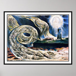 William Blake Poster Print: "Whirlwind of Lovers"