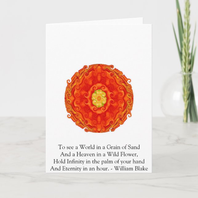 William Blake Quote Card (Front)