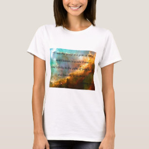 William Blake quote with nebula T-Shirt