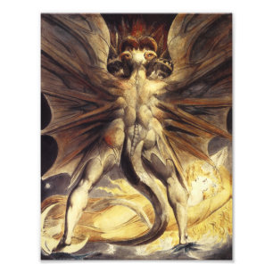William Blake Red Dragon Print