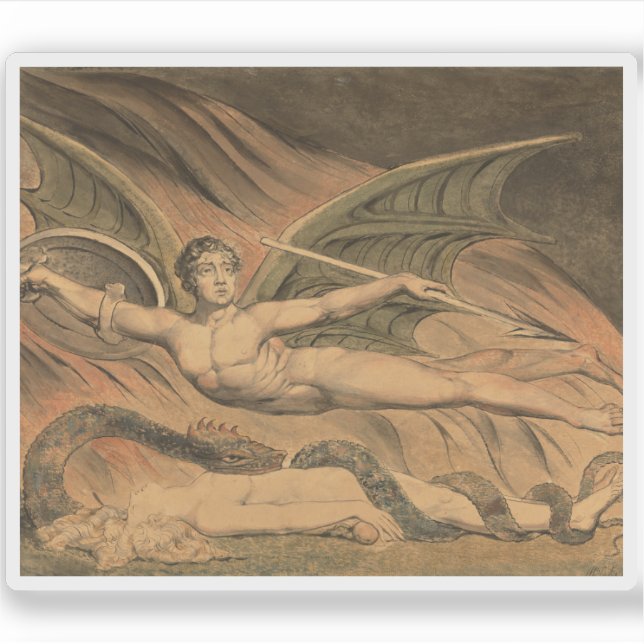 William Blake - Satan Exulting over Eve (Front)