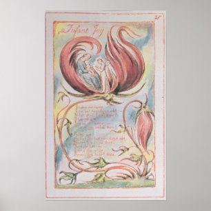 William Blake   Songs of Innocence; Infant Joy, 17 Poster