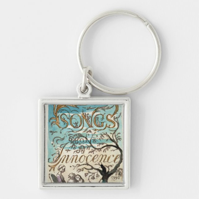 William Blake | Songs of Innocence, title page Key Ring (Front)
