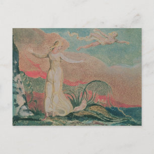 William Blake   The Book of Thel; Plate 4 Thel in  Postcard