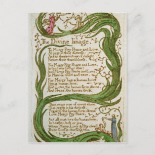 William Blake   The Divine Image, from Songs of In Postcard