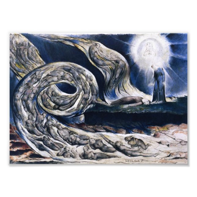 William Blake The Lovers Whirlwind Print (Front)