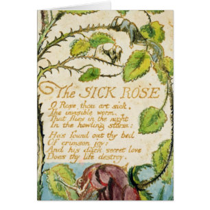 William Blake   The Sick Rose, from Songs of Innoc