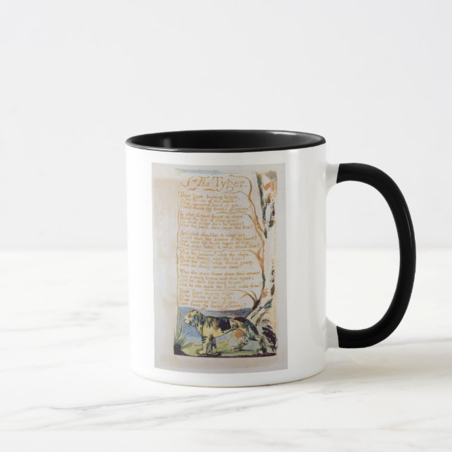 William Blake | The Tyger, from Songs of Innocence Mug (Right)