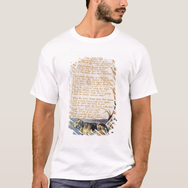 William Blake | The Tyger, from Songs of Innocence T-Shirt (Front)
