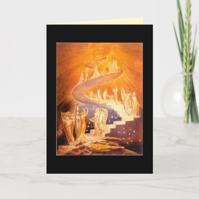 William Blake's Jacob's Ladder Card (Front)