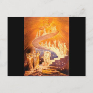 William Blake's Jacob's Ladder Postcard