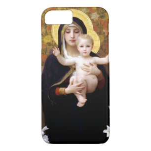 William Bouguereau- The Madonna of the Lilies iPhone 8/7 Case